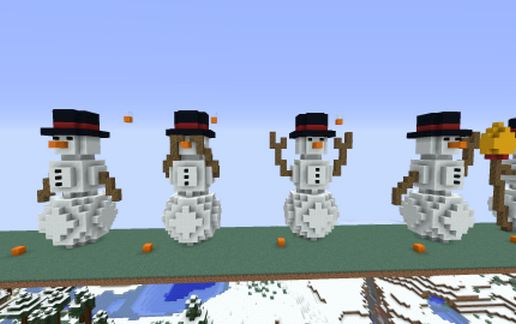 Snowman Poses V3 schematic - building