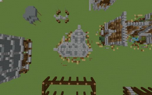 Minecraft medieval house