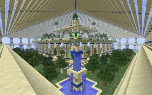 Egyptian Garden by Zertoren3132 schematic - building
