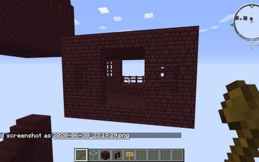 Default Nether Fortress Balcony schematic - building