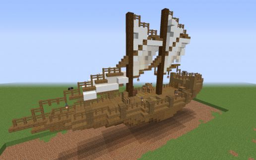Medieval boat schematic - building