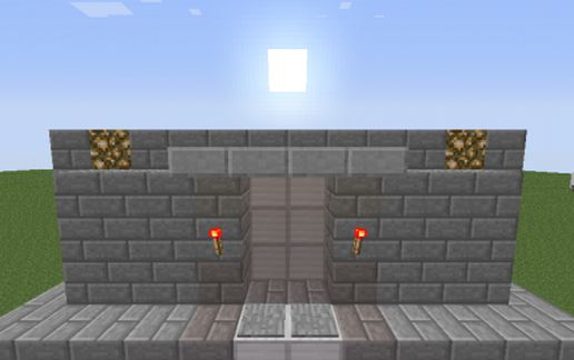Automatic Piston Gate schematic - building