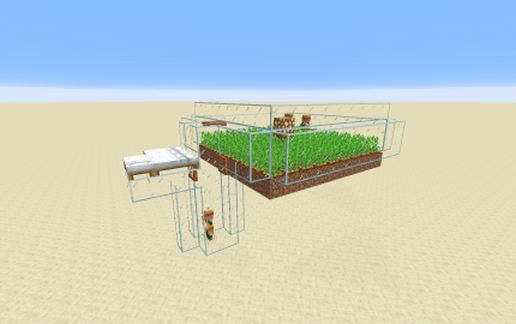 LogicalGeekBoy's Villager Breeder Hall 1.17 (Litematica)