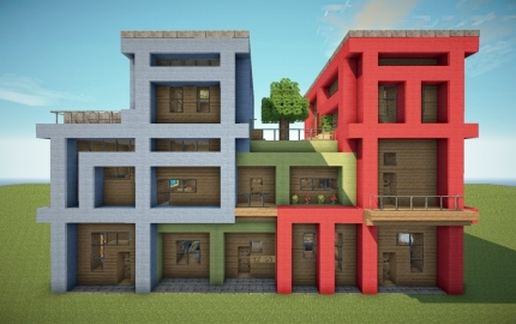 Tetris house schematic - building