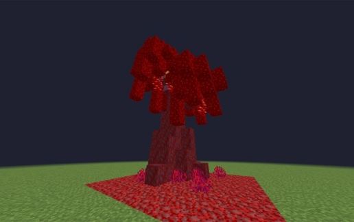 Karmesin Baum
