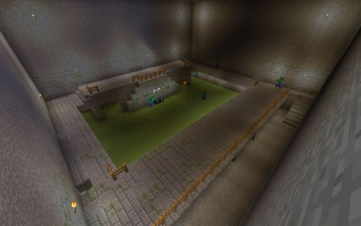 Mob Exp arenas schematic - building