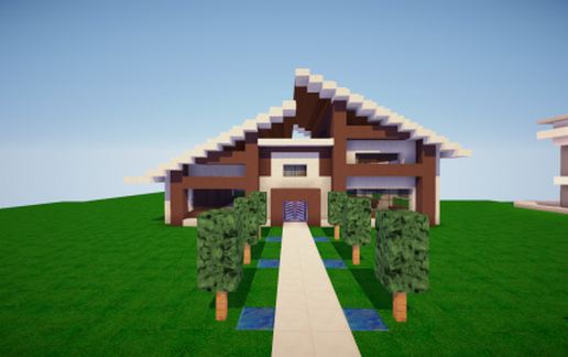little modern house schematic - building