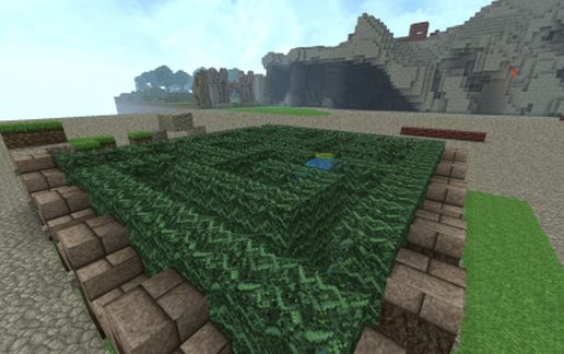 ADVSET #2 The Mini Maze and Cave Entrace schematic - building