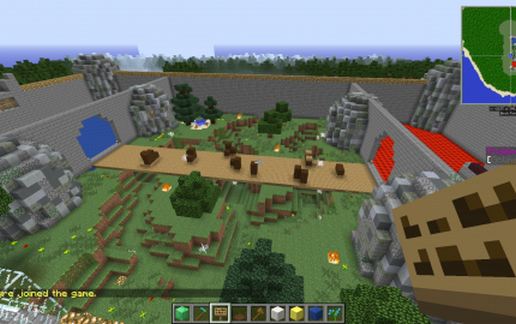 Paintball Map -Bridge schematic - building