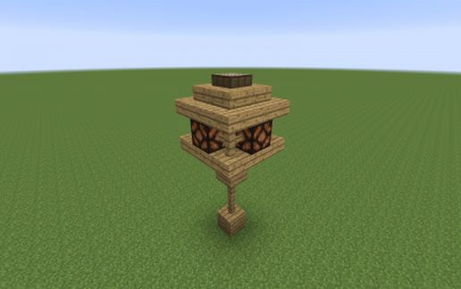 Automatic Wooden Streetlight schematic - building