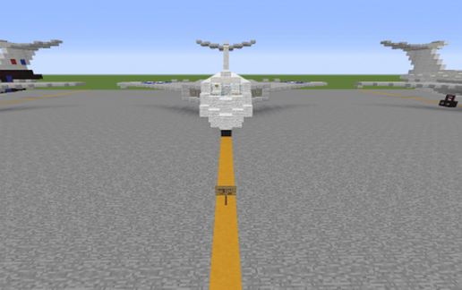 Handley Page Victor - RAF Nuclear flash white schematic - building