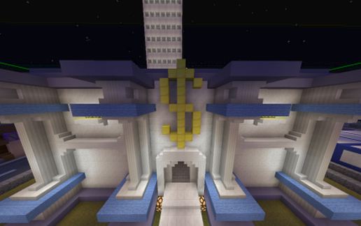 Futuristic Bank schematic - building