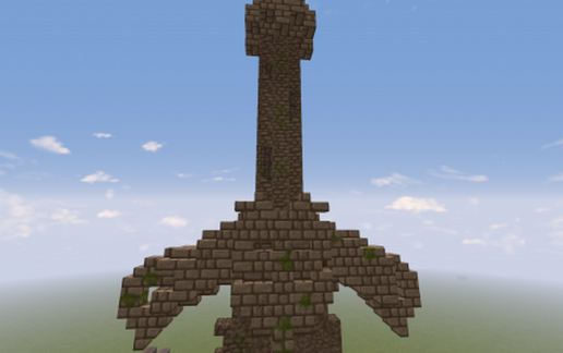 Ancient sword in the ground