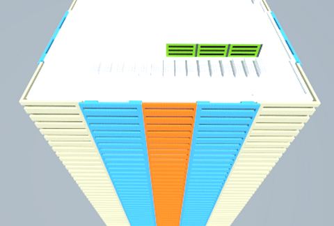 Cityland Condominium schematic - building