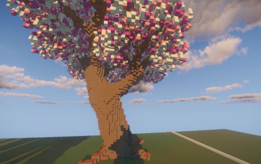Giant Cherry Blossom schematic - building