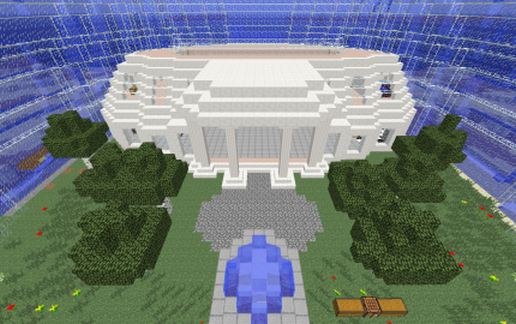 Under Water Dome With House schematic - building