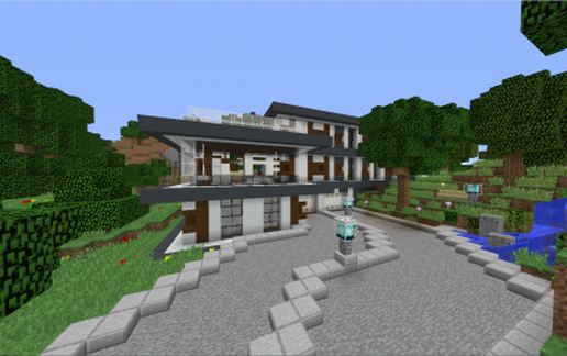 House with furniture 1.12.2 schematic - building