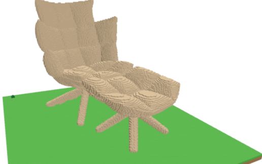 Massive lounge chair schematic - building