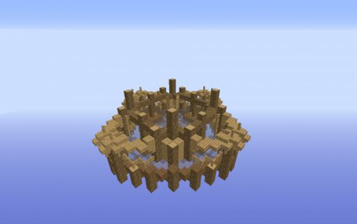[Hypixel] BedWars waiting lobby schematic - building