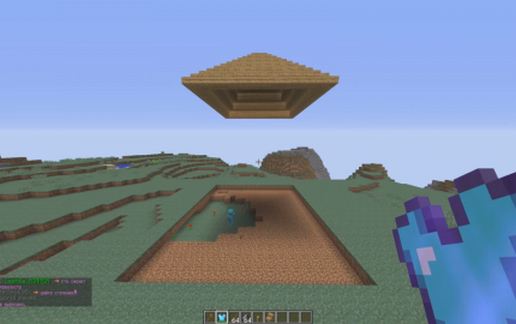 Meme building from anti-griefer show schematic - building