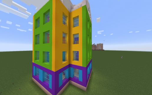 HOUSE - avant-garde style 52 schematic - building