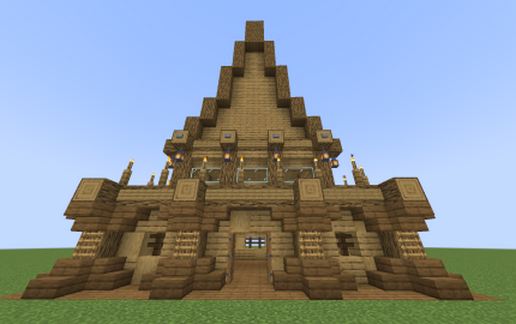 Survival like house / temple schematic - building