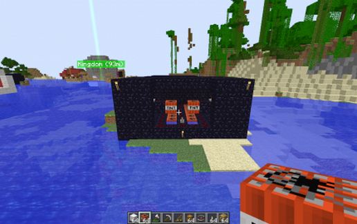 Double TNT Launcher schematic - building