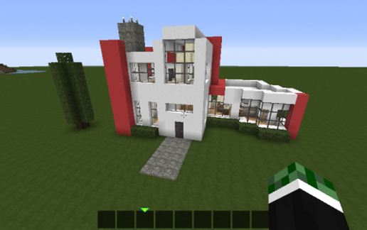 Modern House 3 schematic - building