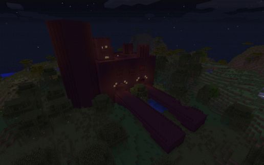 Nether Castle schematic - building