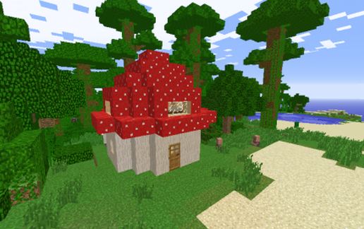 Mushroom Hut schematic - building