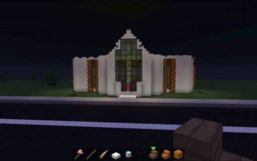 Small Modern Church schematic - building