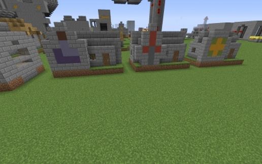 Stone Brick Armor Shop schematic - building