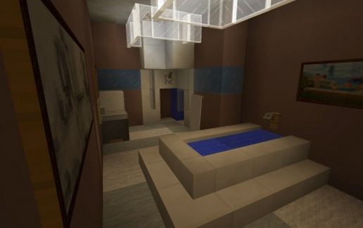 little modern mansion with all furniture