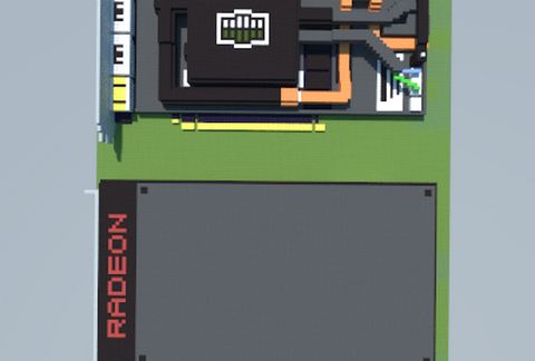 AMD Radeon R9 Fury (Water-cooled) schematic - building