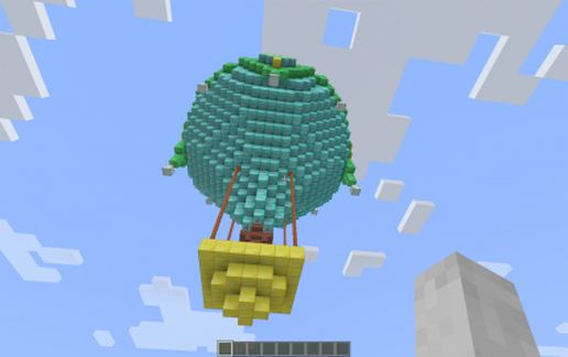 Hot Air Balloon with Canopy