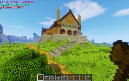 Rohan's great hall of Meduseld Medieval schematic - building