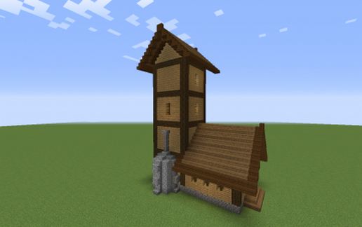 Outpost House schematic - building