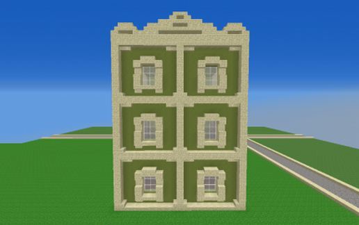 Green Tall House