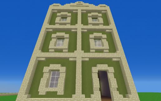 Green Tall House