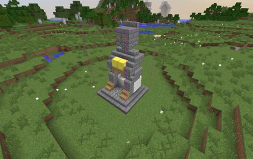 Statue of golem schematic - building