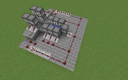 Easy but Deadly TNT Cannon schematic - building
