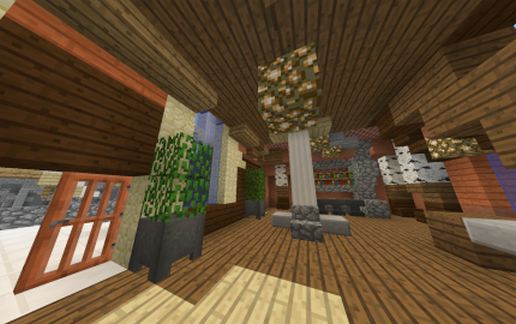 Minecraft Quartz Villa Baroque Still
