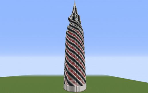 Red Modern Tower