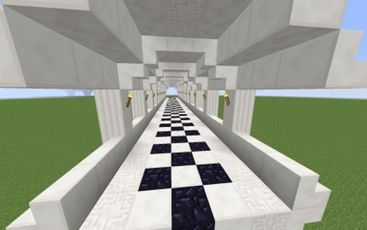 Quartz Walkway Template (Striaght) schematic - building