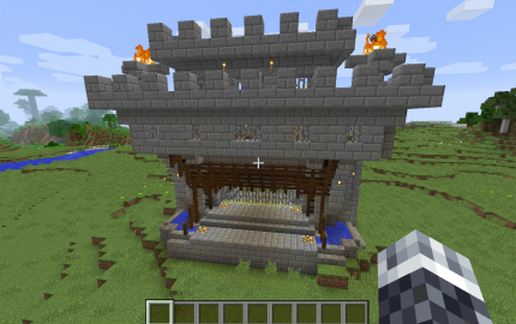 Castle Gate Model n-1.17 schematic - building