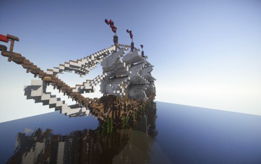 Battleship & canons by AlphA schematic - building