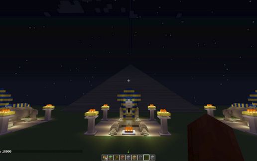 Night Lit Sphinx