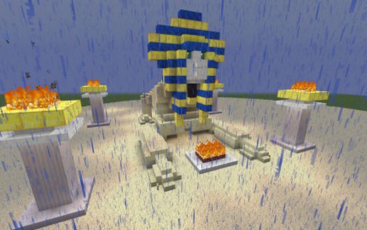 Night Lit Sphinx