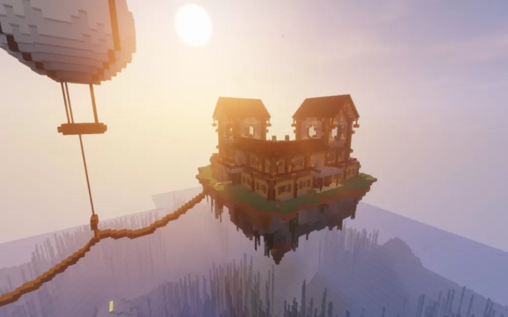 Mansion on a Floating Island