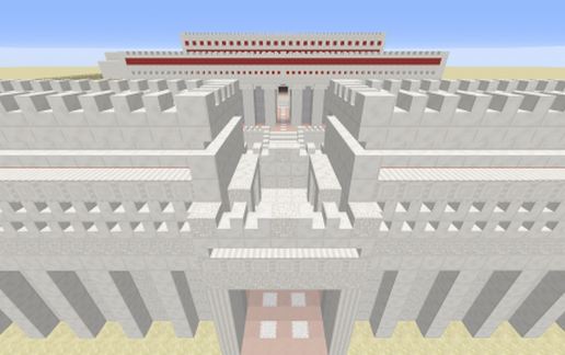 Temple of Seti I schematic - building